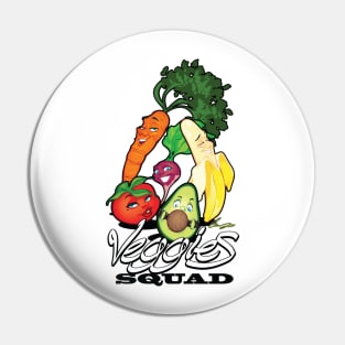 Veggies Squad Pin