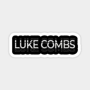 Luke Combs Kinetic Typography Magnet