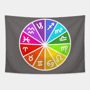 Zodiac Wheel Tapestry