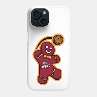 Miami Heat Gingerbread Man Phone Case