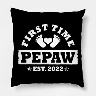 First Time Pepaw Est 2022 Funny Father's Day Gift Pillow