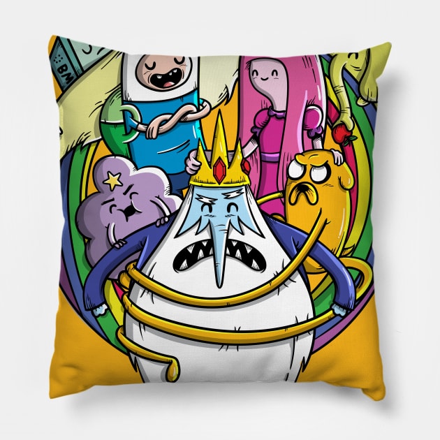 What time it is? Pillow by mebzart