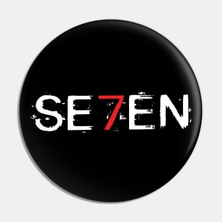 SE7EN CLASSIC HORROR THRILLER MOVIE Pin