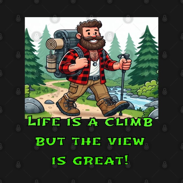 Hiker guy by Out of the world