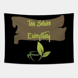 Tea Solves Everything Tapestry