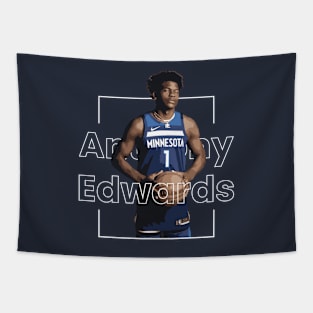 Anthony Edwards Minnesota Tapestry