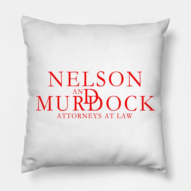 Attorneys at Law Pillow by GaudaPrime31