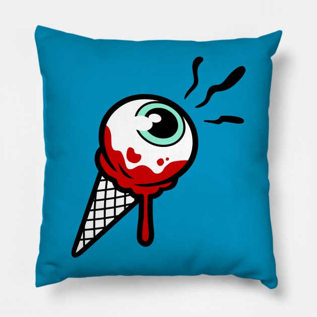 Eye Scream Pillow by SawBear