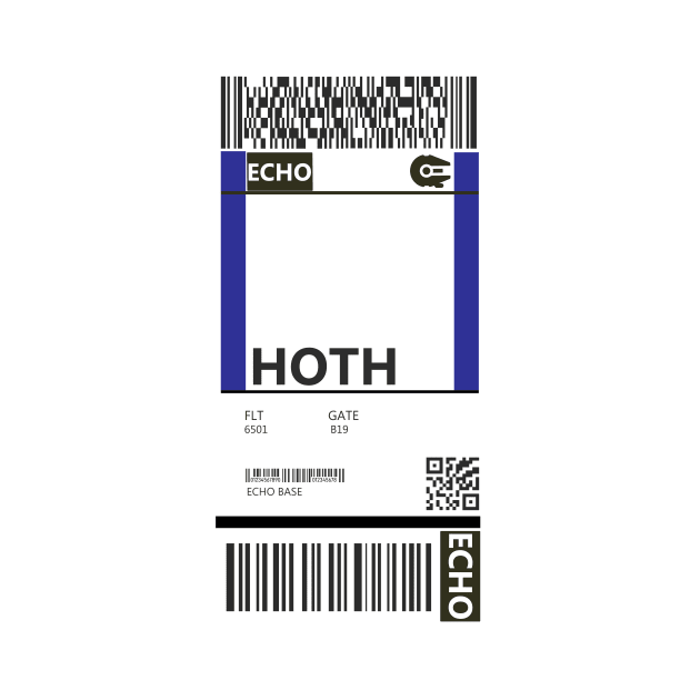 Hoth Boarding Pass by Bluesuiter