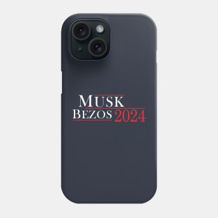 Musk Bezos 2024 Phone Case