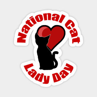 National Cat Lady Day Magnet