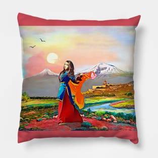 Colors of Armenia Հայաստանի գույները Pillow