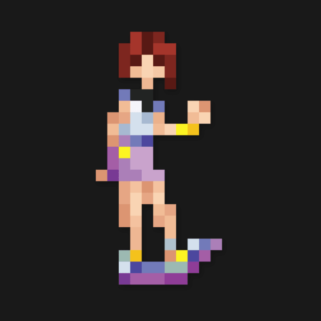 Kairi low-res pixelart by JinnPixel