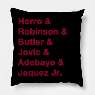 Heat '23-'24 Playoff Squad Pillow