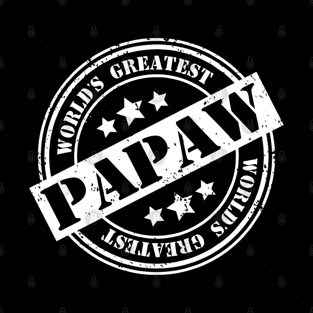 World's Greatest Papaw by INpressMerch