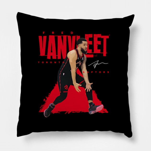 Fred Vanvleet Pillow by binchudala