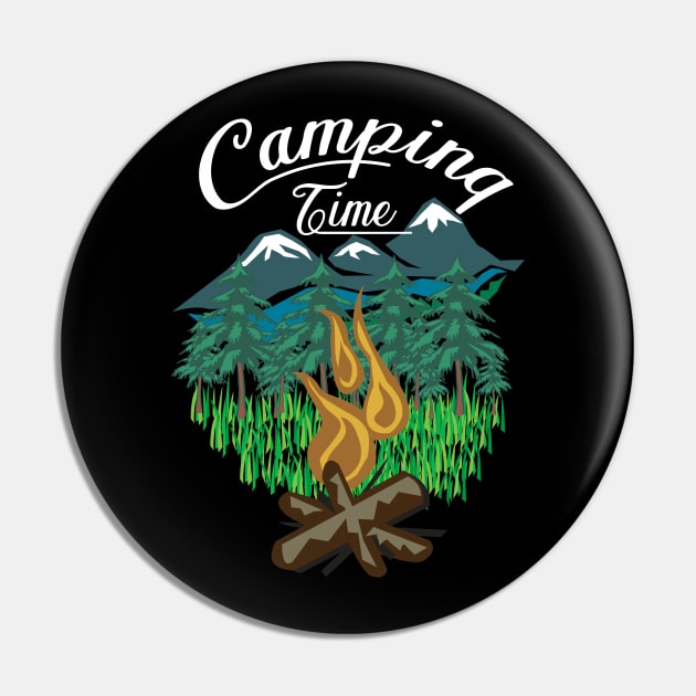 Camping time Pin by mounier