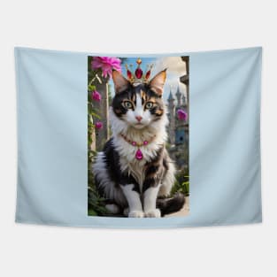 Cat beauty princess Tapestry