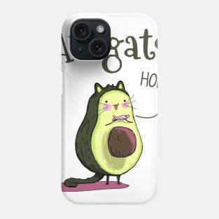 Avogato T-shirt Funny Avocado Cat Gift Phone Case