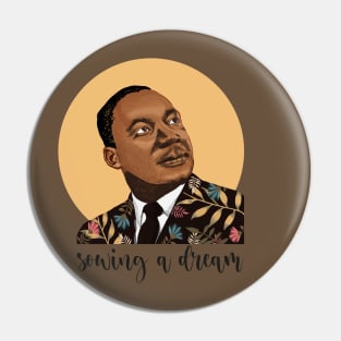 Martin Luther King Portrait Pin