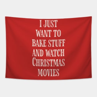 Funny Christmas Baking Quote Tapestry