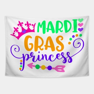 Fun Mardi Gras Princess Tapestry