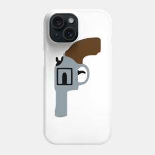 Magnum Gun (Handgun) Emoticon Phone Case