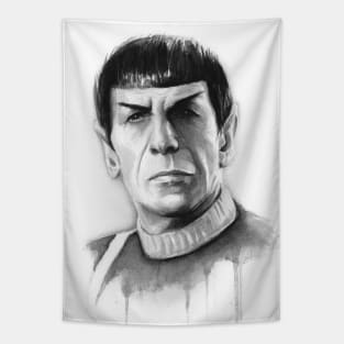 Spock Portrait Tapestry