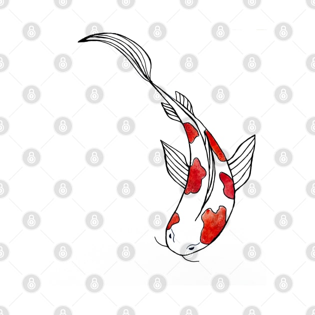 Bright fun Koi Fish by kuallidesigns