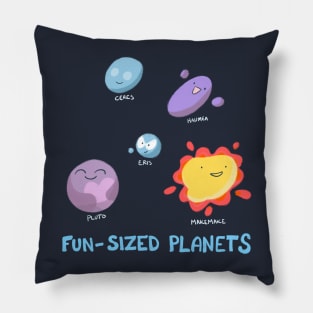 Fun-Sized Dwarf Planets Pillow