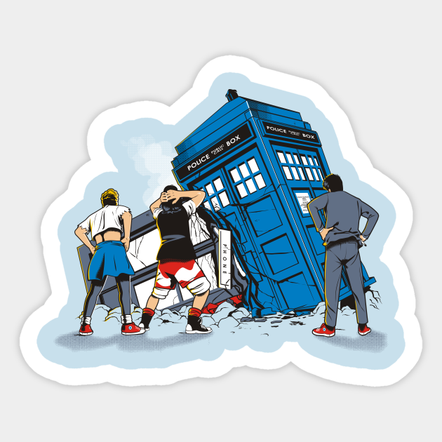 Time Crash - Doctor Who - Sticker