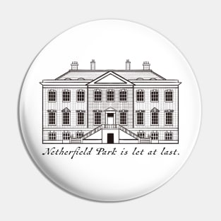 Sketch Drawing of Netherfield Park Pride and Prejudice Pin