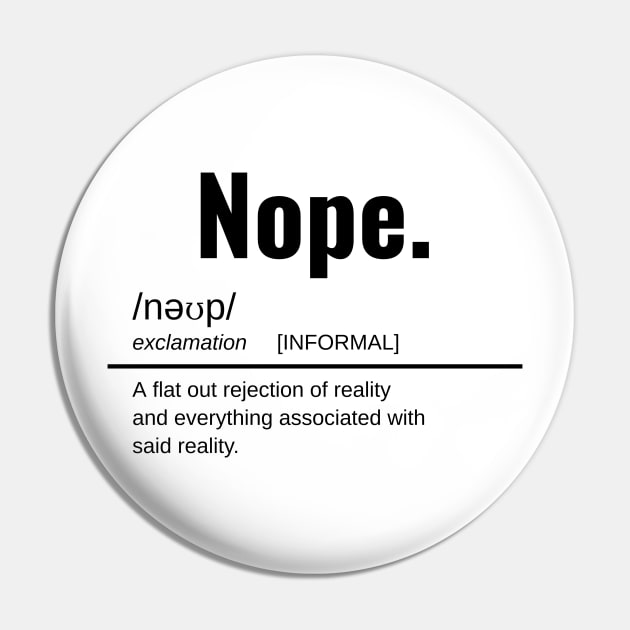 Nope Pin by AdriaStore1