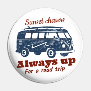 Let's Take a Trip / Retro Camper Design / Vintage Road Trip Design / Camper Van Pin