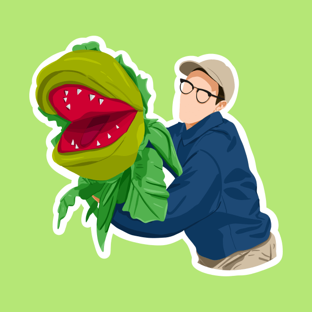 Seymour and Audrey II by byebyesally