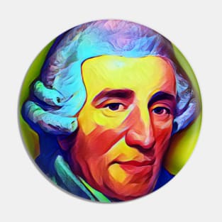 Joseph Haydn Colourful Portrait | Joseph Haydn Artwork 7 Pin