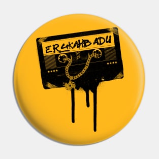 Erykah Badu  - Black Cassette Music Pin