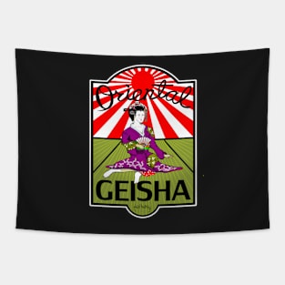 Geisha Vintage Pin Up Tapestry