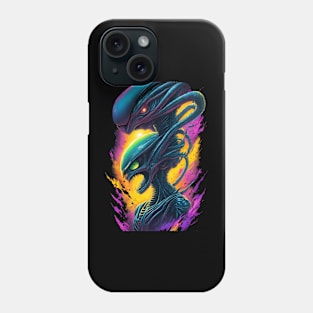 Dark Alien creature Phone Case