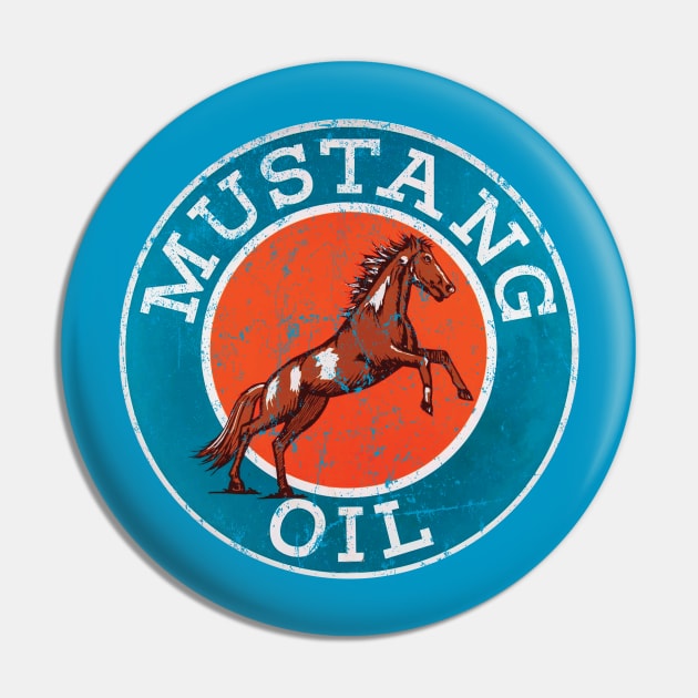 Mustang Oil Pin by MindsparkCreative