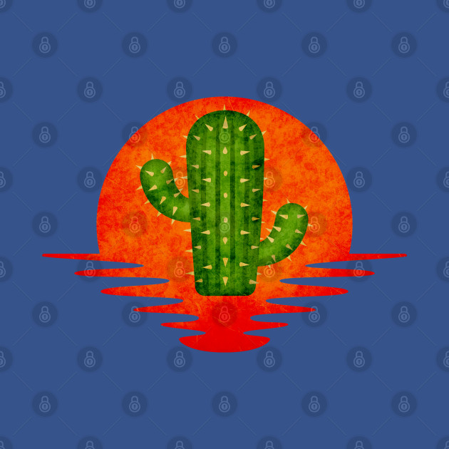 Discover Cactus Retro - Cactus Retro - T-Shirt