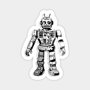 CreepyCool Vintage Robot Magnet