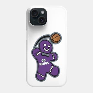 Sacramento Kings Gingerbread Man Phone Case