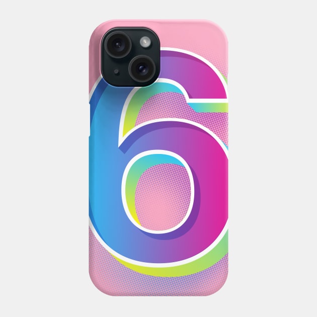 Color 6 Phone Case by MplusC