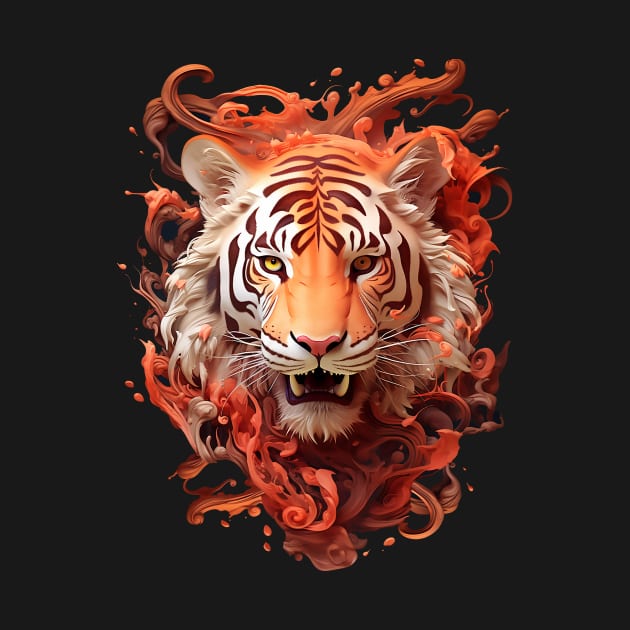 Tiger Splash by DavidLoblaw
