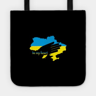 With heart with Ukraine. With Ukraine in my heart Tote