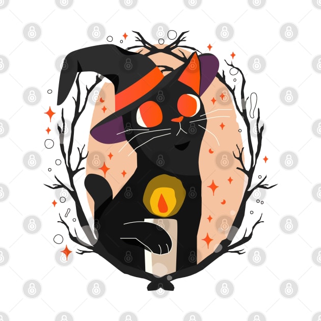 Halloween cat by CatMarceline