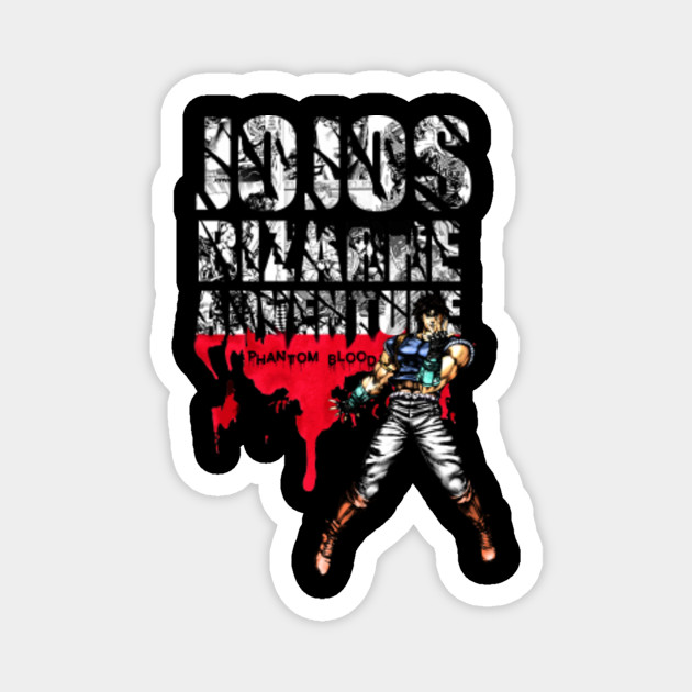 Jojo S Bizarre Adventure Phantom Blood Jonathan Joestar Manga Jojos Bizarre Adventure Magnet Teepublic