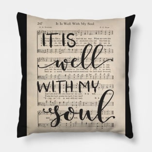 It is Well With My Soul, Vintage Hymn Pillow