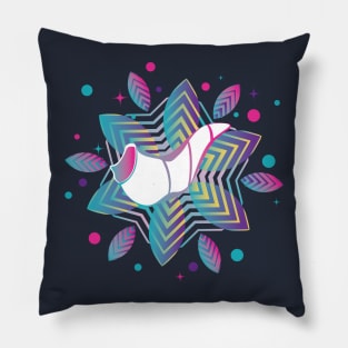 Colorful shofar with patterns Pillow